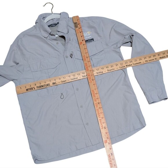 Eddie Bauer long sleeve fishing shirt men's size Medium Performance mesh outdoor - Picture 4 of 10